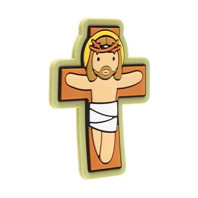 Alternative view of Jesus on the Cross Magnet