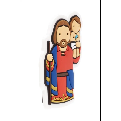 Alternative view of Saint Christopher Magnet